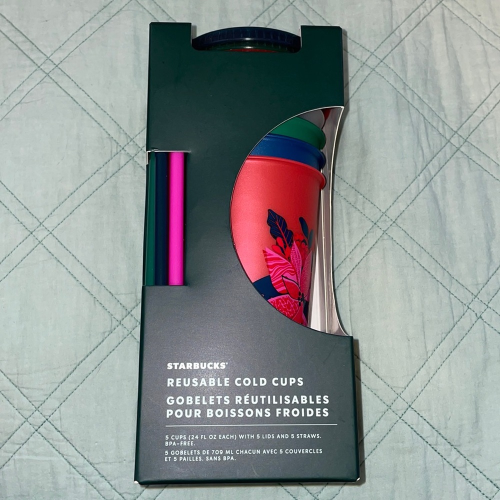 Starbucks reusable cold cups - Christmas 2021